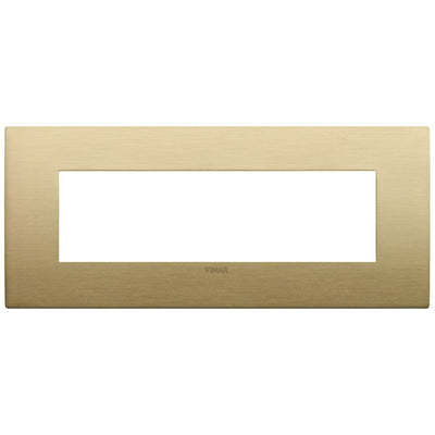 Vimar Arke Classic Plate 7M Metal Brushed Brass