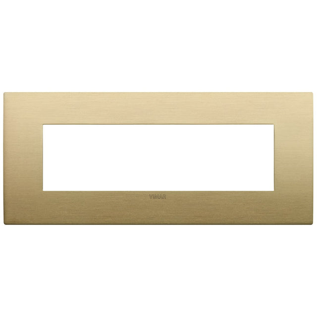 Vimar Arke Classic Plate 7M Metal Brushed Brass