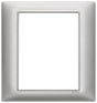 Vimar Plana Plate 8M Technopolymer Metallized Silver