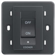 Eikon 2P 45A 1-Way Cooker Switch 3M Grey