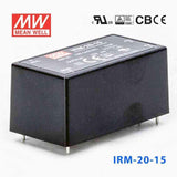 Mean Well IRM-20-15 Switching Power Supply 3W 15V 1.4A - Encapsulated