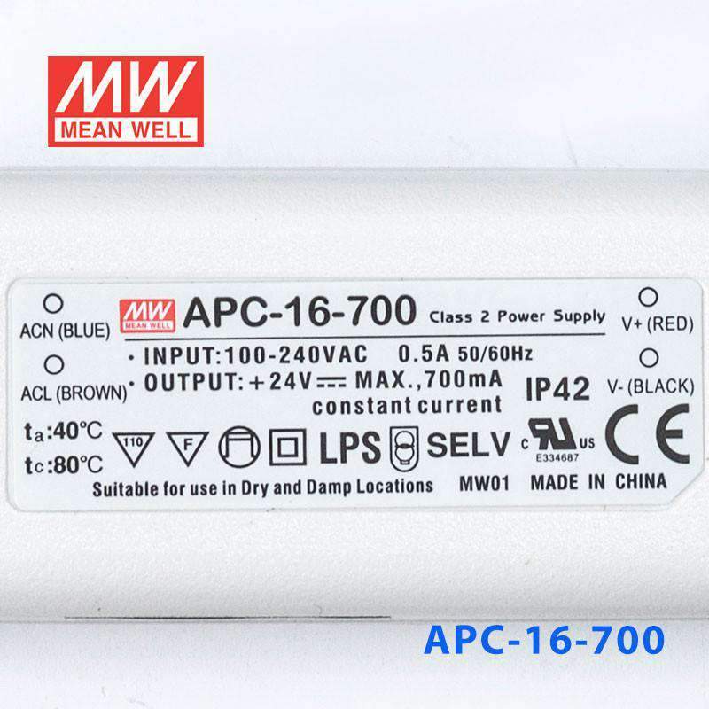 Mean Well APC-16-700 Power Supply 16W 700mA - PHOTO 3