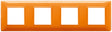 Vimar Plana Plate 8M Reflex Orange