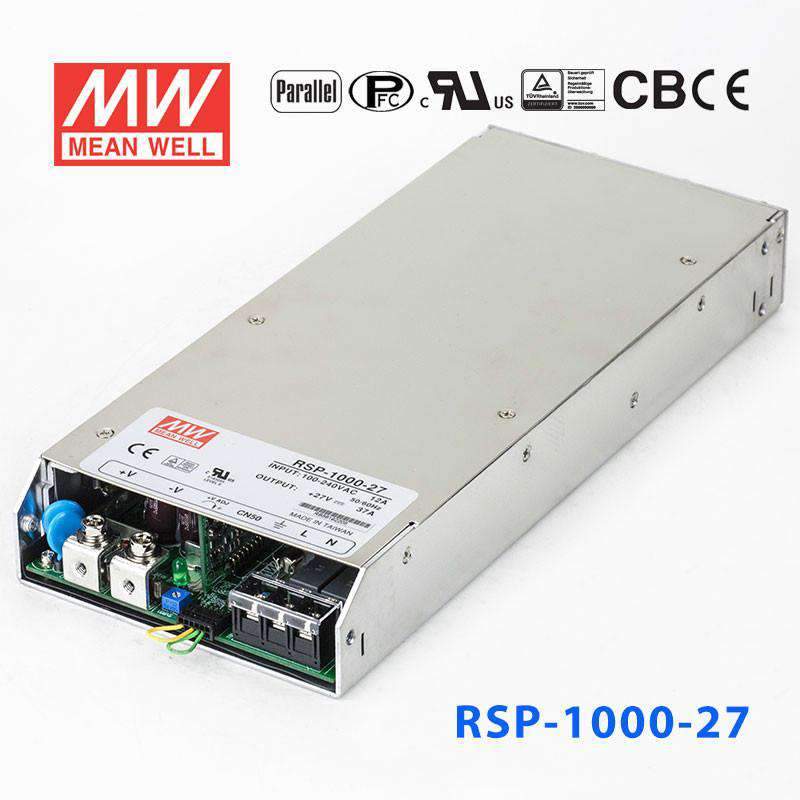 Mean Well RSP-1000-27 Power Supply 999W 27V 37A