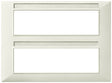 Vimar Plana Plate 14M Technopolymer Ivory