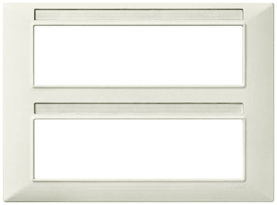 Vimar Plana Plate 14M Technopolymer Ivory