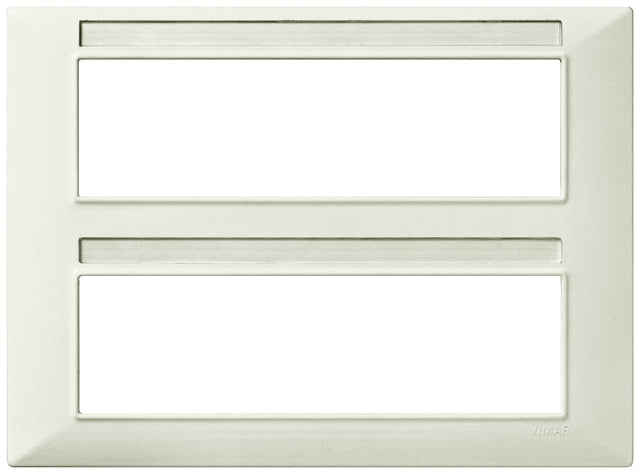 Vimar Plana Plate 14M Technopolymer Ivory