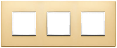 Vimar Eikon Evo Plate 6M (2+2+2) 71MM Aluminium Satin Gold