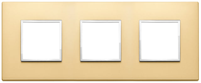 Vimar Eikon Evo Plate 6M (2+2+2) 71MM Aluminium Satin Gold