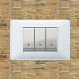 Vimar Plana Plastic 3 Gang Switch - White - 16A - PHOTO 7