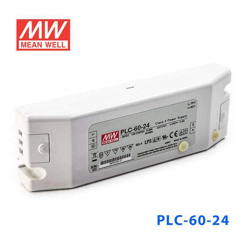 Mean Well PLC-60-24 Power Supply 60W 24V - PFC 2.5A - PHOTO 1