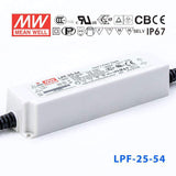 Mean Well LPF-25-54 Power Supply 25W 54V 470mA