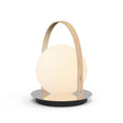 Pablo Table Bola Lantern Chrome / Tan