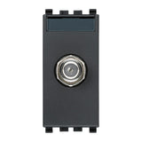 Eikon F Type Female Socket Connector Grey