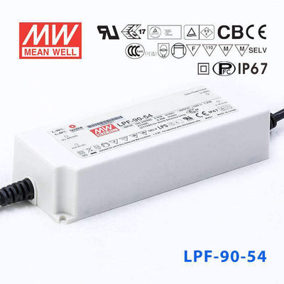 Mean Well LPF-90-54 Power Supply 90W 54V 1.67A