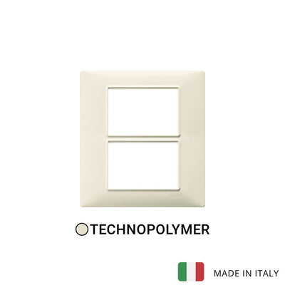 Vimar Plana Plate 6(3+3)M Technopolymer Beige