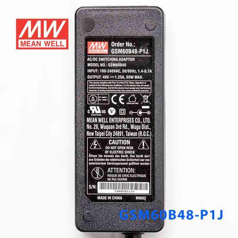 Mean Well GSM60B48-P1J  Power Supply 60W 48V 1.25A - PHOTO 2