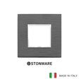 Vimar Eikon Evo Plate 2M Stone Natural Split Slate - Square