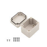 Boxco S-Series 50x65x55mm Plastic Enclosure, IP67, IK08, ABS, Grey Cover, Screw Type - PHOTO 2