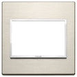 Vimar Eikon Evo Plate 3M Aluminium Neutral Bronze