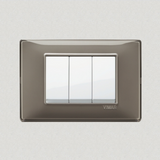 Vimar Plana Plastic 3 Gang Switch - Reflex Ash - 16A - PHOTO 8