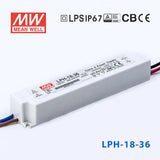Mean Well LPH-18-36 Power Supply 18W 36V 500mA