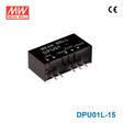 Mean Well DPU01L-15 DC-DC Converter - 1W - 4.4~5.5V in ±15V out