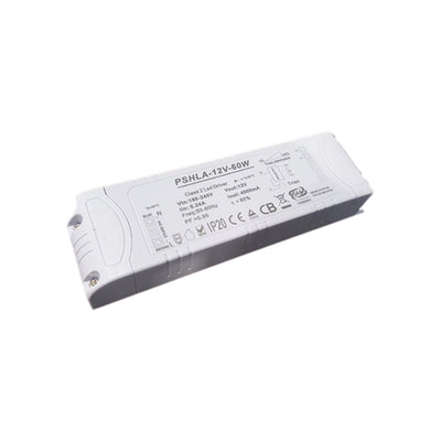 Thinkwise PSHLA-12V-60W Triac Dimmable Power Supply - 60W 12V 5A -  Screw Terminal