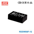 Mean Well RDDW08F-12 DC-DC Converter - 8W - 3~36V in ±12V out 333mA