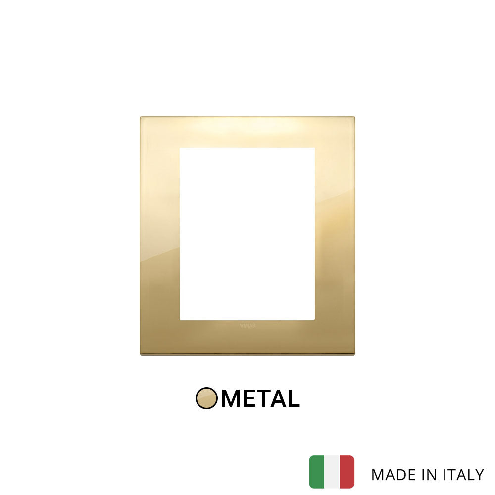 Vimar Arke Classic Plate 8M Metal Gold