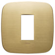 Vimar Arke Round Plate 1M Metal Brushed Brass