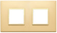 Vimar Eikon Evo Plate 4M (2+2) 71MM Aluminium Satin Gold