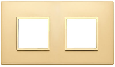 Vimar Eikon Evo Plate 4M (2+2) 71MM Aluminium Satin Gold