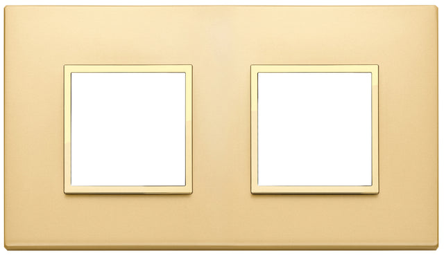 Vimar Eikon Evo Plate 4M (2+2) 71MM Aluminium Satin Gold