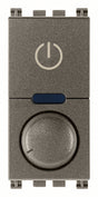 Vimar Arke Universal Master Rotary Dimmer 230V Aluminium