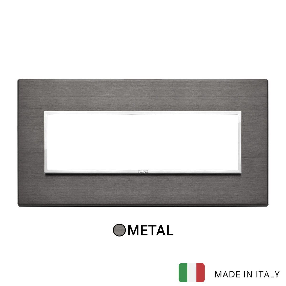 Vimar Eikon Evo Plate 7M Aluminium Lava Grey