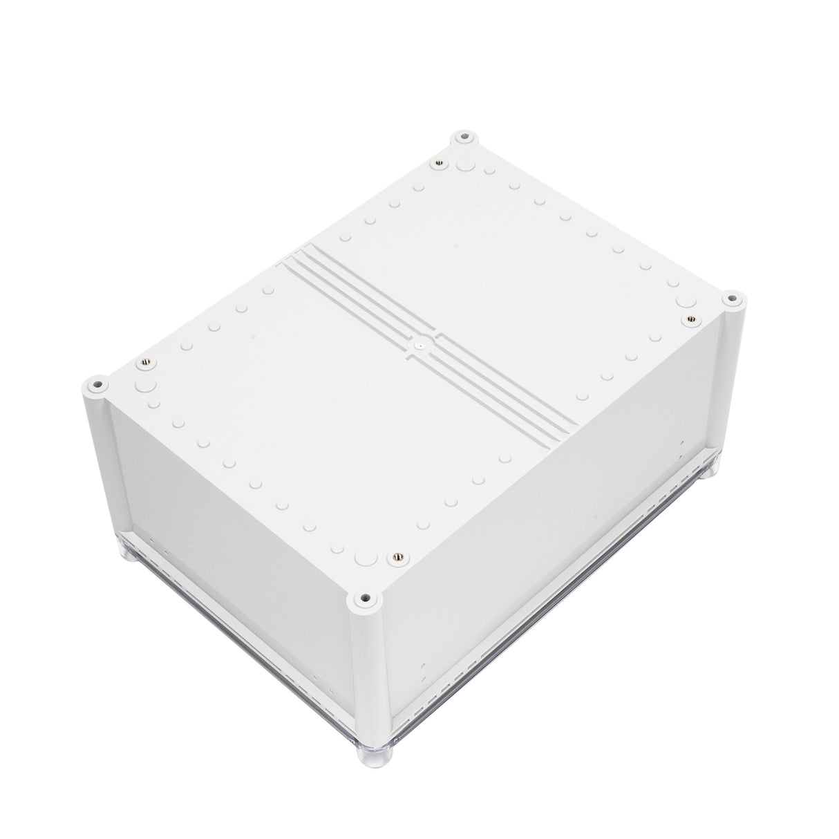 Boxco S-Series 280x340x130mm Plastic Enclosure, IP67, IK08, ABS, Transparent Cover, Screw Type - PHOTO 2