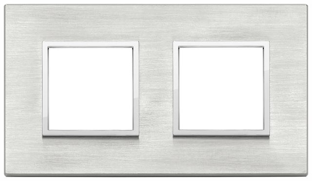 Vimar Eikon Evo Plate 4M (2+2) 71MM Aluminium Grey