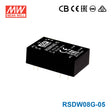 Mean Well RSDW08G-05 DC-DC Converter - 8W - 18~75V in 5V out