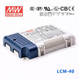 Mean Well LCM-40 Power Supply 42W 350mA 500mA 600mA 700mA(default) 900mA 1050mA - Dimmable