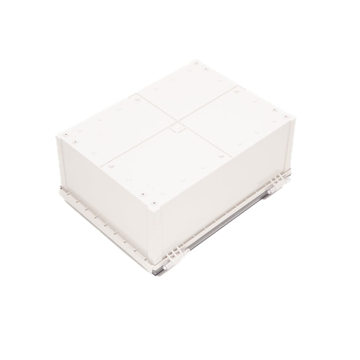 Boxco Q-Series 300×400×160mm Plastic Enclosure, IP67, IK08, ABS, Transparent Cover, Plastic Hinge and Latch Type - PHOTO 3