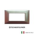 Vimar Plana Plate 4M Technopolymer Iridescent Brown
