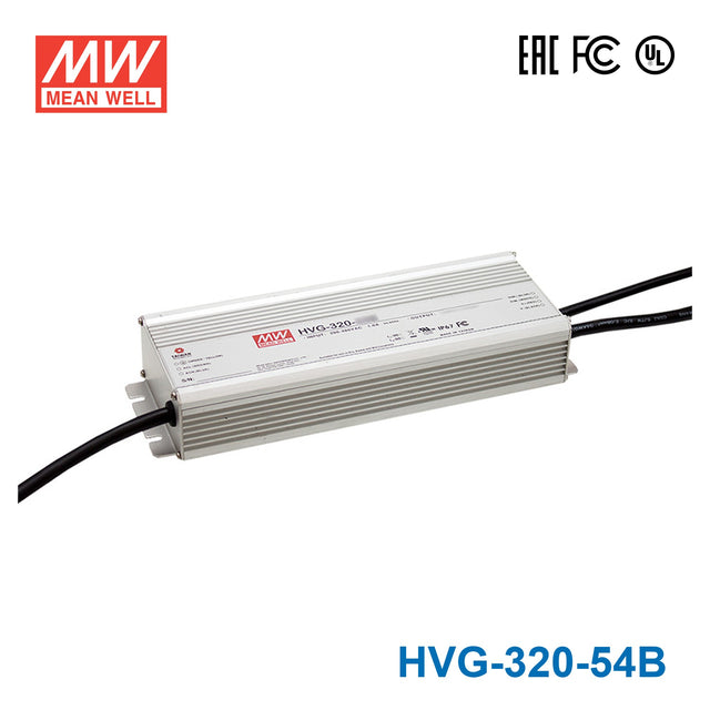 Mean Well HVG-320-54B Power Supply 320W 54V - Dimmable
