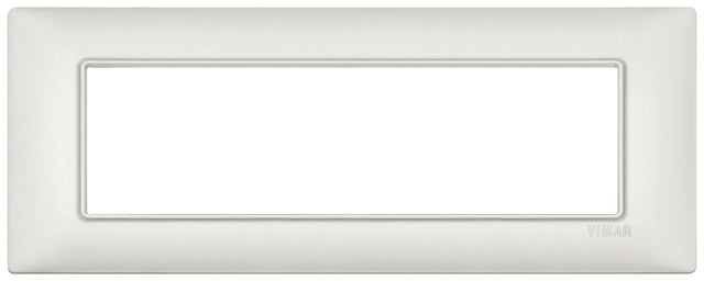 Vimar Plana Plate 7M Metal Pearl Silver