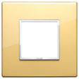 Vimar Eikon Evo Plate 2M Aluminium Polished Gold