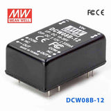 Mean Well DCW08B-12 DC-DC Converter - 8W - 18~36V in ±12V out 335mA