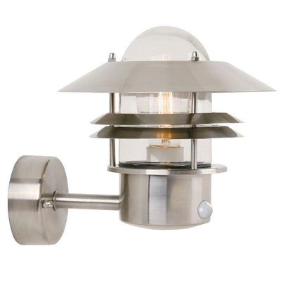 Nordlux Wall Blokhus Sensor Stainless steel