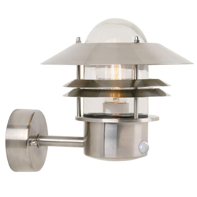 Nordlux Wall Blokhus Sensor Stainless steel
