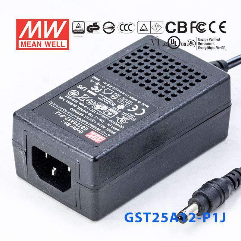 Mean Well GST25A05-P1J 5V 4A AC-DC Endüstriyel Şarj Adaptörü