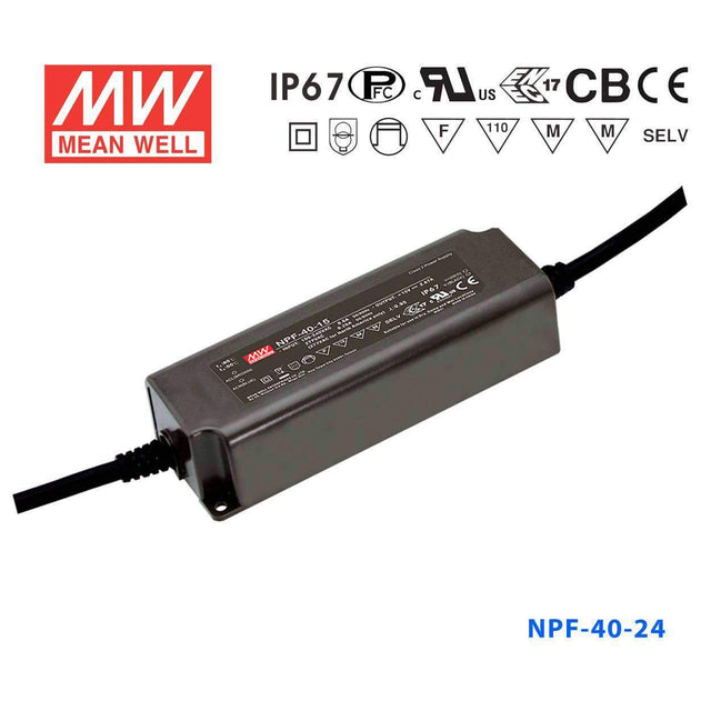 Mean Well NPF-40-24 Power Supply 40W 24V